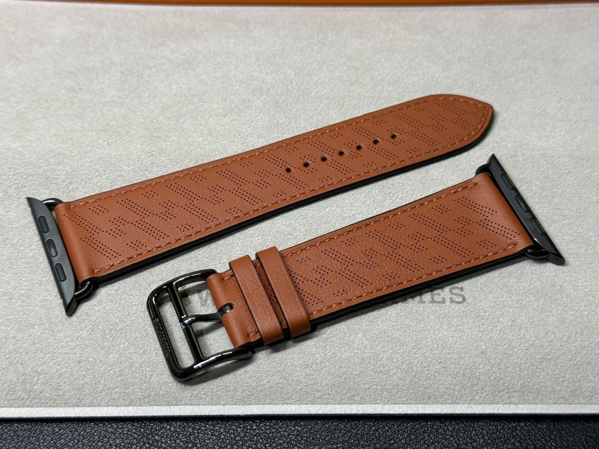 * prompt decision unused kyui-vuruHtiagonaruApple watch HERMES 45mm simple toe ru Apple watch Hermes original 325