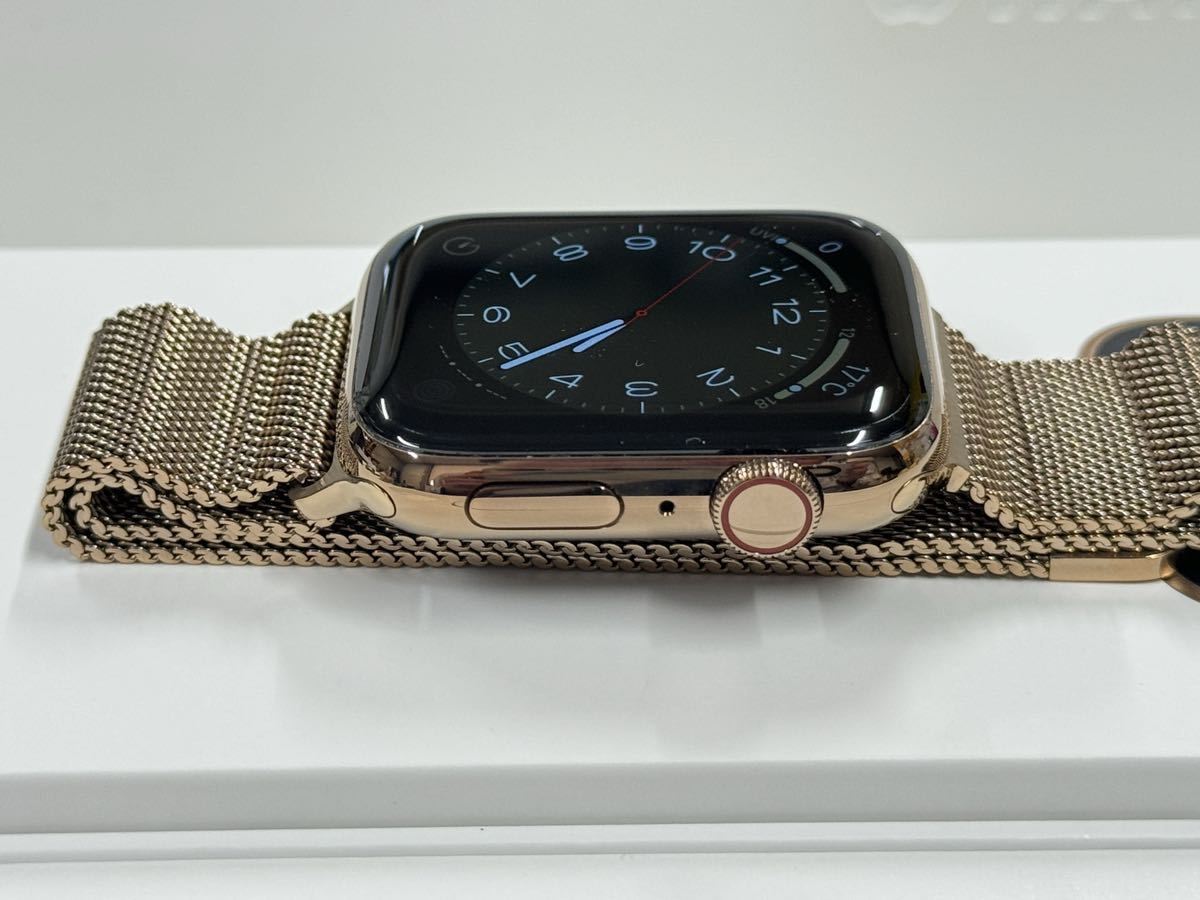 即決 Apple watch Series5 44mm ゴールドステンレス GPS+ 即決 Apple watch Series5 44mm ゴールドステンレス GPS+