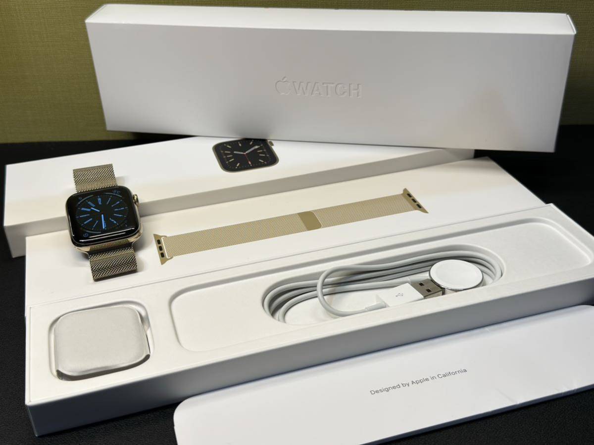 即決 美品 Apple watch Series6 44mm ゴールドステンレス GPS+ 即決 美品 Apple watch Series6 44mm ゴールドステンレス GPS+