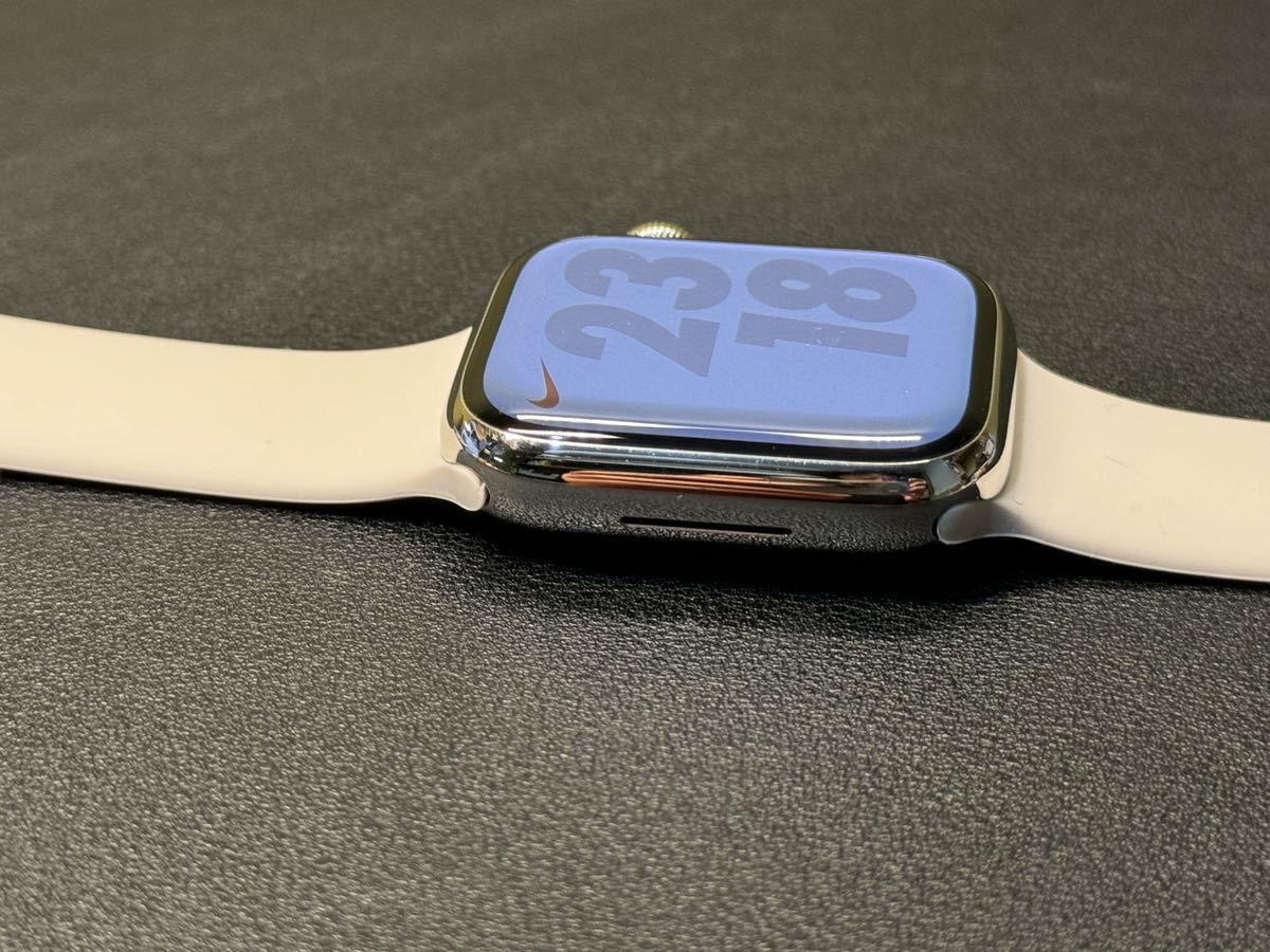 ☆即決 美品 初めての方にもオススメ！ Apple Watch series7 41mm シルバーステンレス アップルウォッチ GPS+Cellularモデル シリーズ7 402_画像6