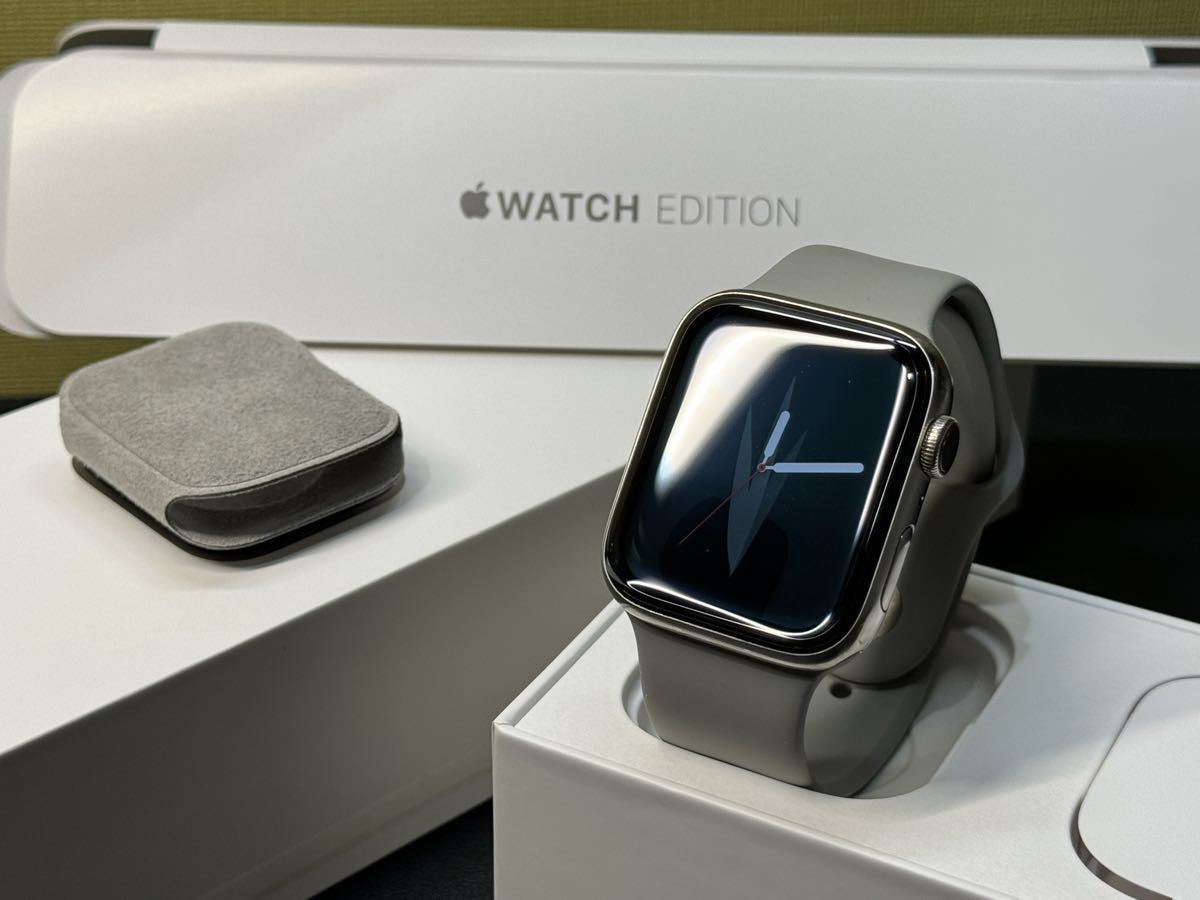 即決 美品 Apple Watch series5 Edition シルバーチタニウム 即決 美品 Apple Watch series5 Edition シルバーチタニウム