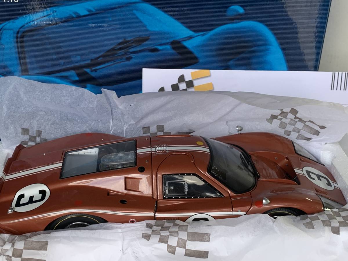 EXOTO*1/18 1967 Ford GT40 MKIV #3*ルマン used美品 - エグゾト EXOTO*1/18 1967 Ford GT40 MKIV #3*ルマン used美品 - エグゾト