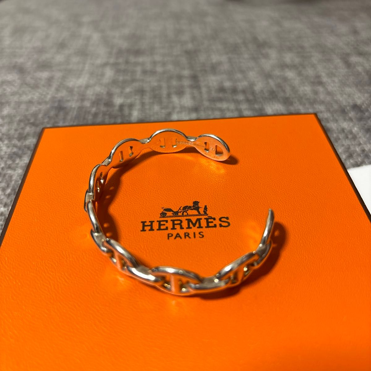 HERMES  エルメス　アンシェネ　バングル　SH