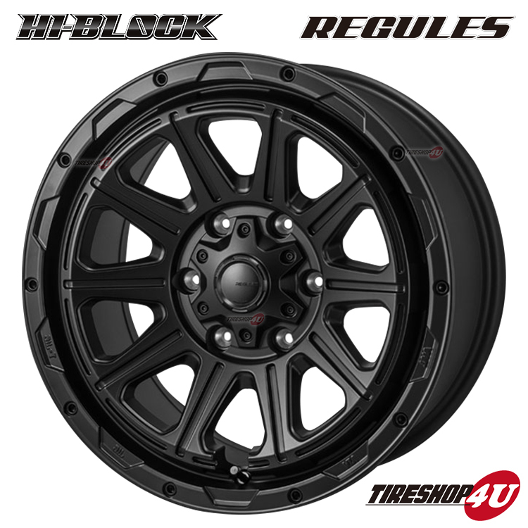 MONZA JAPAN HI-BLOCK REGULES 17x8.0J 6/139.7 +20 SB 新品ホイール1本価格 モンツァ ジャパン 17インチ 150プラド 125ハイラックス_画像1