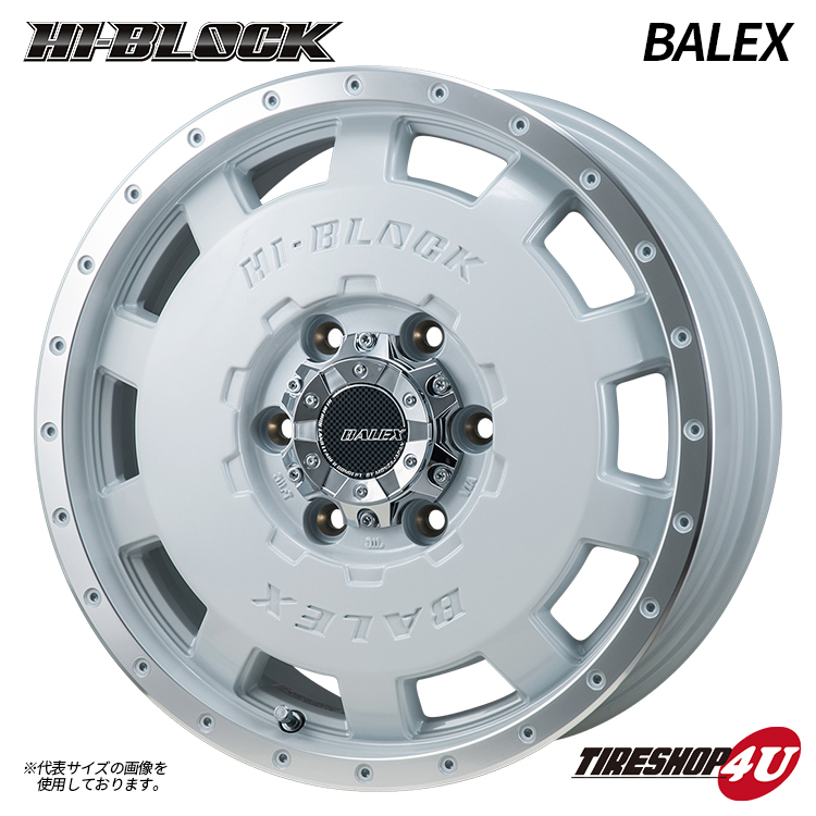 MONZA JAPAN HI-BLOCK BALEX 15x6.0J 6/139.7 +33 PW-RP 新品ホイール1本価格 モンツァ ジャパン 15インチ ハイエース_画像1