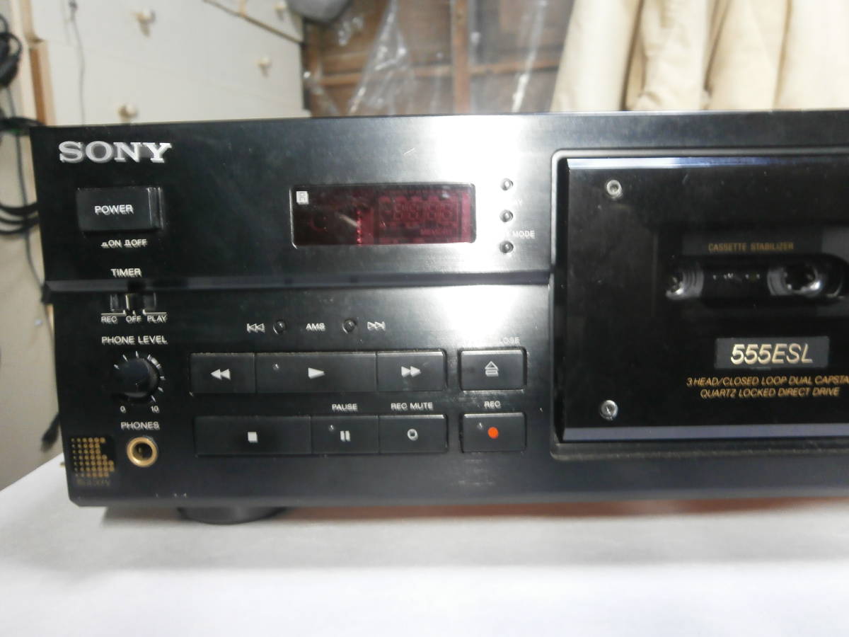 SONY ソニー TC-K555ESL カセットデッキ 現状品 (ジャンク品)送料無料_画像2
