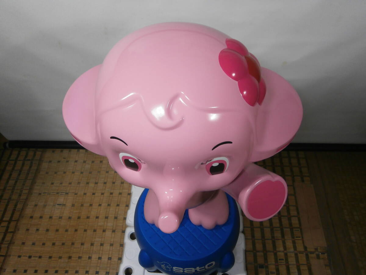 超レア品 未使用 サトコちゃん 店頭用  人形 高さ約８７cm(台含む) 看板 大型 フィギュア sato 昭和レトロ 当時物の画像7