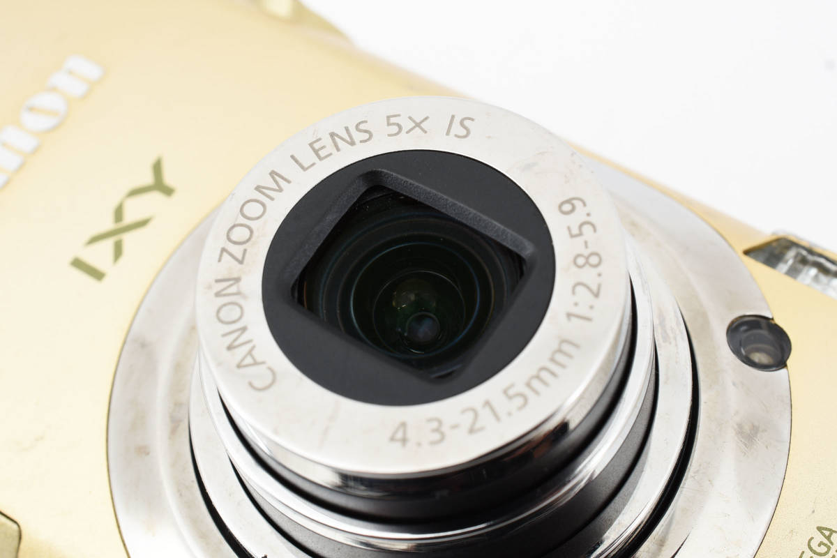 Canon IXY 10S ゴールド 動作確認済み カビクモリなし キヤノン イクシー コンパクトデジタルカメラ A67_画像9