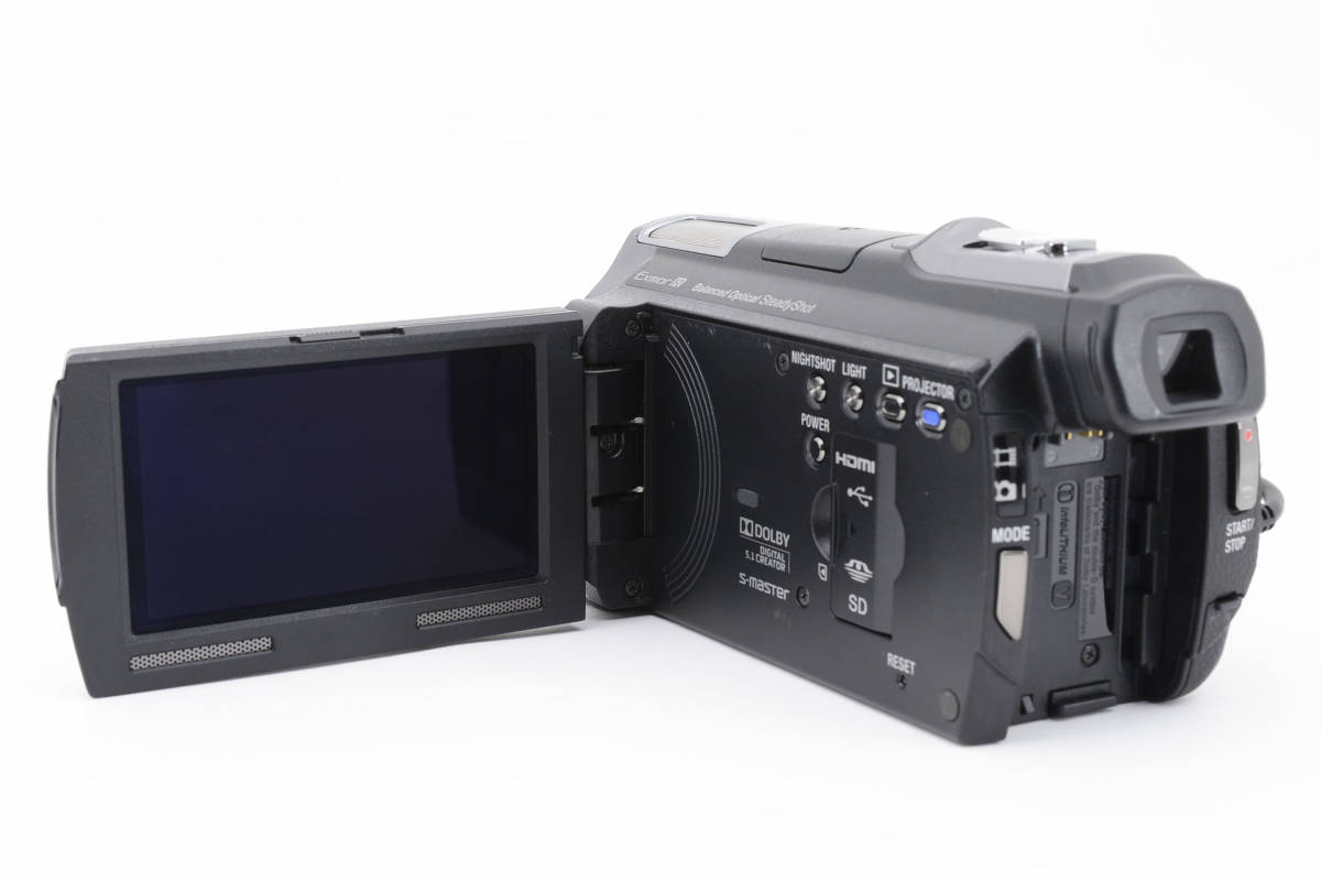 SONY HDR-PJ760V 内蔵メモリ96GB プロジェクター内蔵ハイスペックモデル ブラック ★動作確認済み ソニー Handycam ハンディーカム の画像5