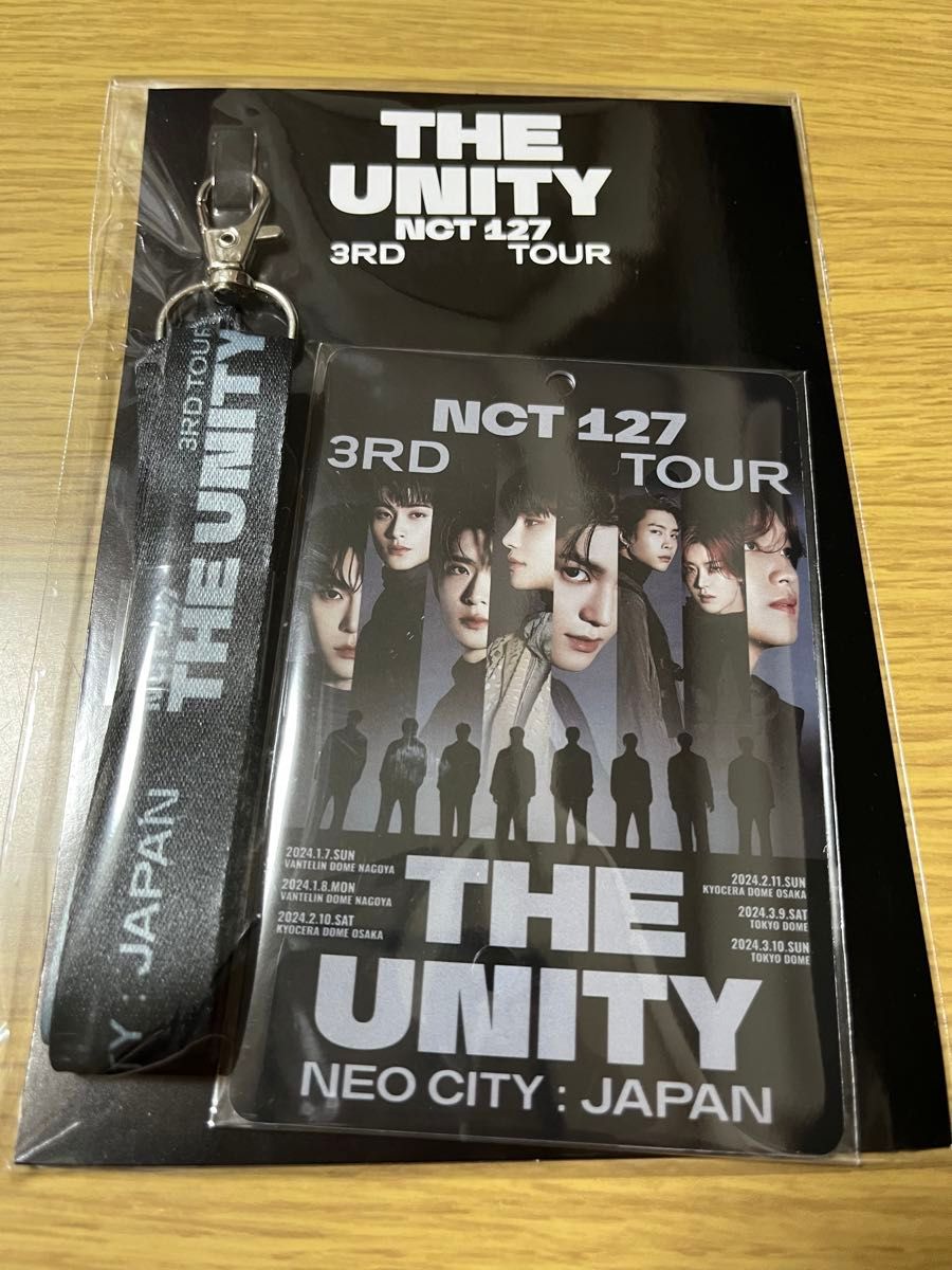 ネックストラップパス　プレミアムシート特典　nct127 the unity