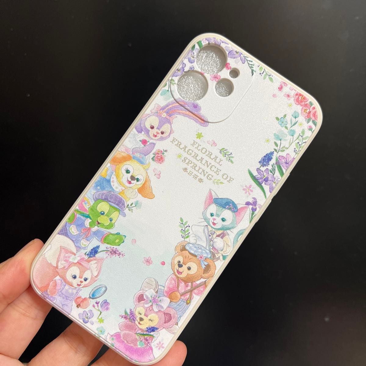 iPhone12mini用　ダッフィーフレンズ　ジェラートニ　カバー　ケース