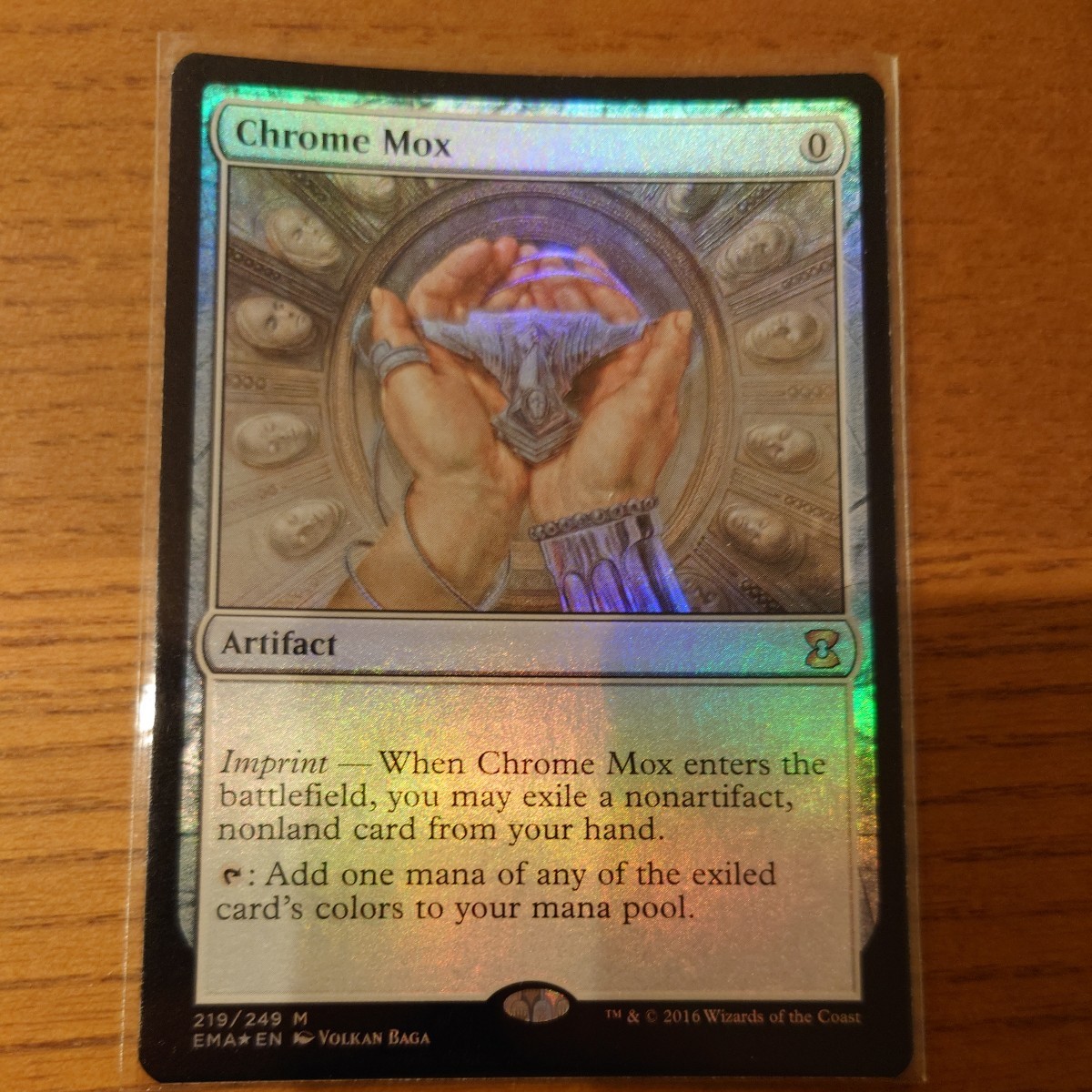 激安通販 MTG 【EN】【Foil】《金属モックス/Chrome 茶R 1枚まで Mox