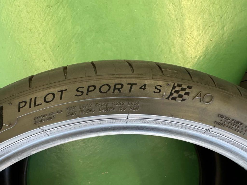 MICHELIN(ミシュラン) 2021年製 Pilot Sport 4S(パイロット スポーツ 4S) 20インチ 305/30ZR20(103Y) XL AO(アウディ承認)　2本_画像4