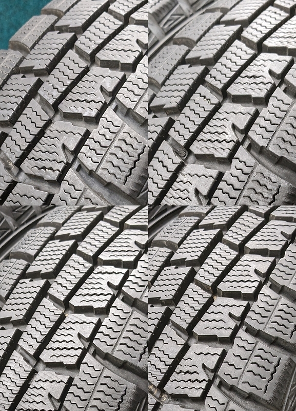 ★2018年製 155/65R14 75Q ダンロップ WINTERMAXX WM01 中古 スタッドレス/中古 LAYCEA アルミホイール付 4本 4穴 PCD:100 In45★_画像7