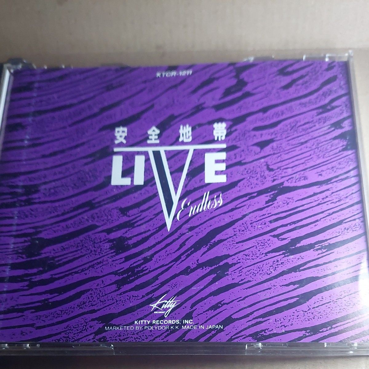 (アルバムCD) 安全地帯　LIVE(激レア)