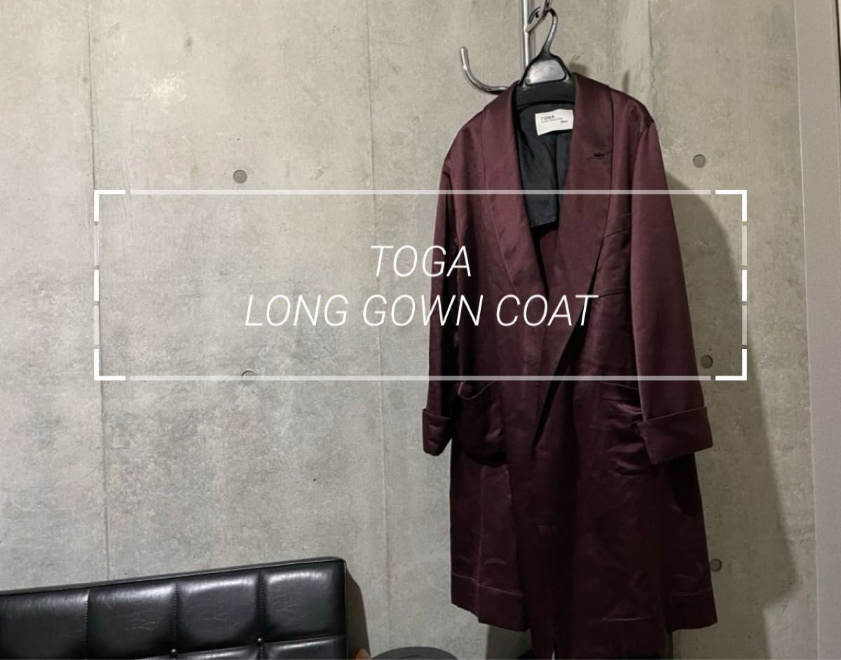 TOGA WOOL GOWN COAT トーガ　ガウンコート ロング ウール