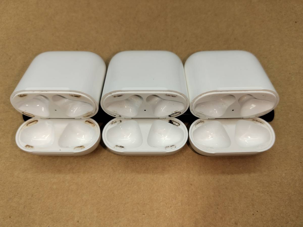 【USED】 NH2323 Apple 純正 Airpods アップル エアーポッズ 第2世代 A1602 充電ケース 10個セット_画像7