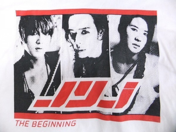 JYJ レディース アルバム The Begininng 東方神起 ユチョン ジュンス ジェジュン K-POP 韓流 半袖Tシャツ 白_画像3