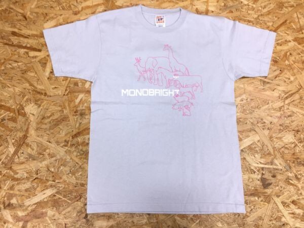 MONOBRIGHT モノブライト 邦楽ロック バンド 半袖Tシャツ メンズ 綿100% M グレー_画像1