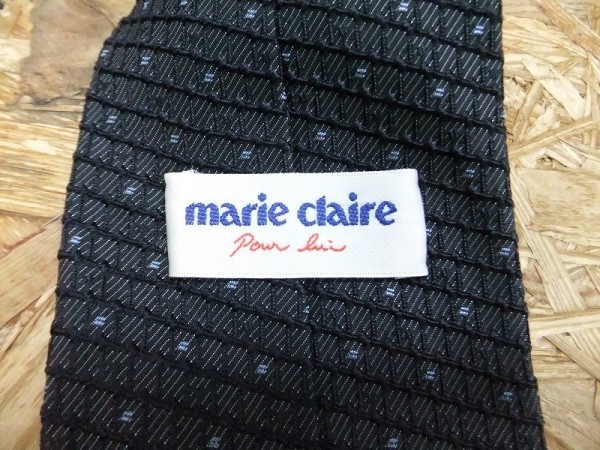 marie claire Marie Claire мужской шелк 100% сетка .. рисунок вышивка галстук темно-синий 