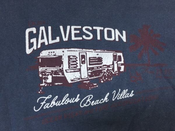 オールドネイビー Old Navy アメカジ ガルベストン Galveston 半袖Tシャツ メンズ オーバーサイズ XL 紺 エル・ファニングの画像3