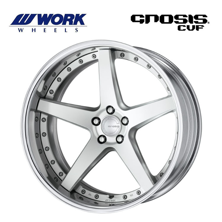 送料無料 ワーク GNOSIS CVF FULL REVERSE ディープコンケイブ DEEP RIM Wdisk 11J-19 +61～－35 5H-114.3 【2本セット 新品】