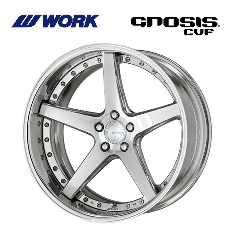 送料無料 ワーク GNOSIS CVF FULL REVERSE ディープコンケイブ DEEP RIM Wdisk 10J-21 －14～－31 5H-114.3 【1本単品 新品】_画像1