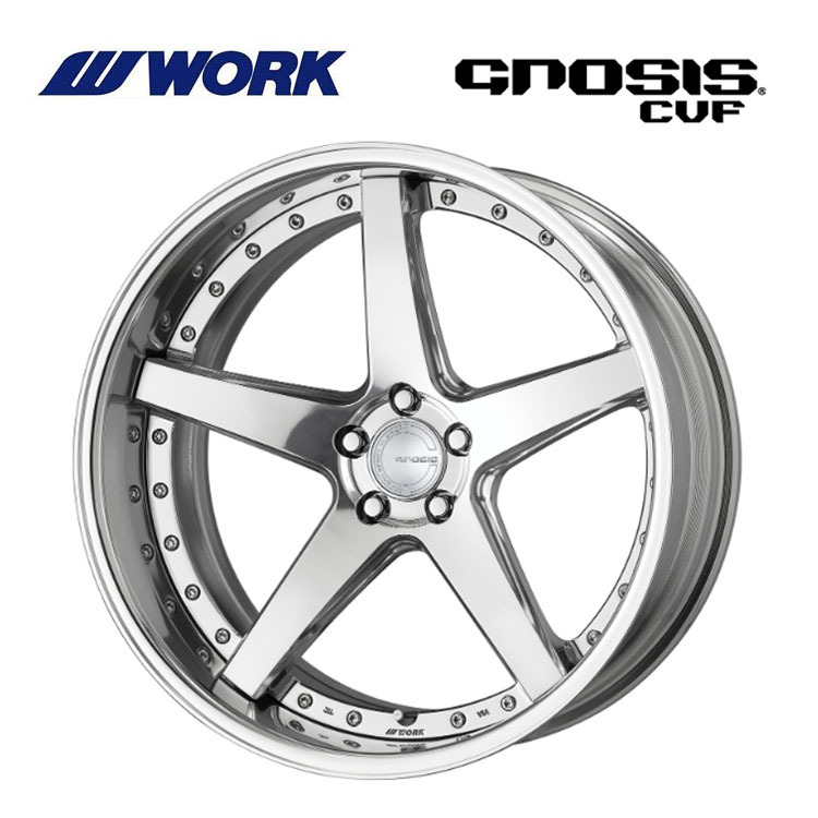 送料無料 ワーク GNOSIS CVF FULL REVERSE ディープコンケイブ DEEP RIM Wdisk 11.5J-21 +63~-32 5H-114.3 【1本単品 新品】