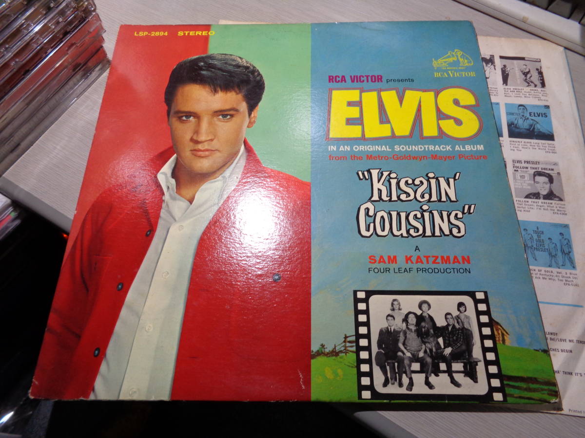 エルヴィス・プレスリー,ELVIS PRESLEY/KISSIN' COUSINS(SOUNDTRACK)(USA/RCA VICTOR:LSP-2894 BLACK/SILVER DG LABEL ORIGINAL LP/5S,4S_画像1