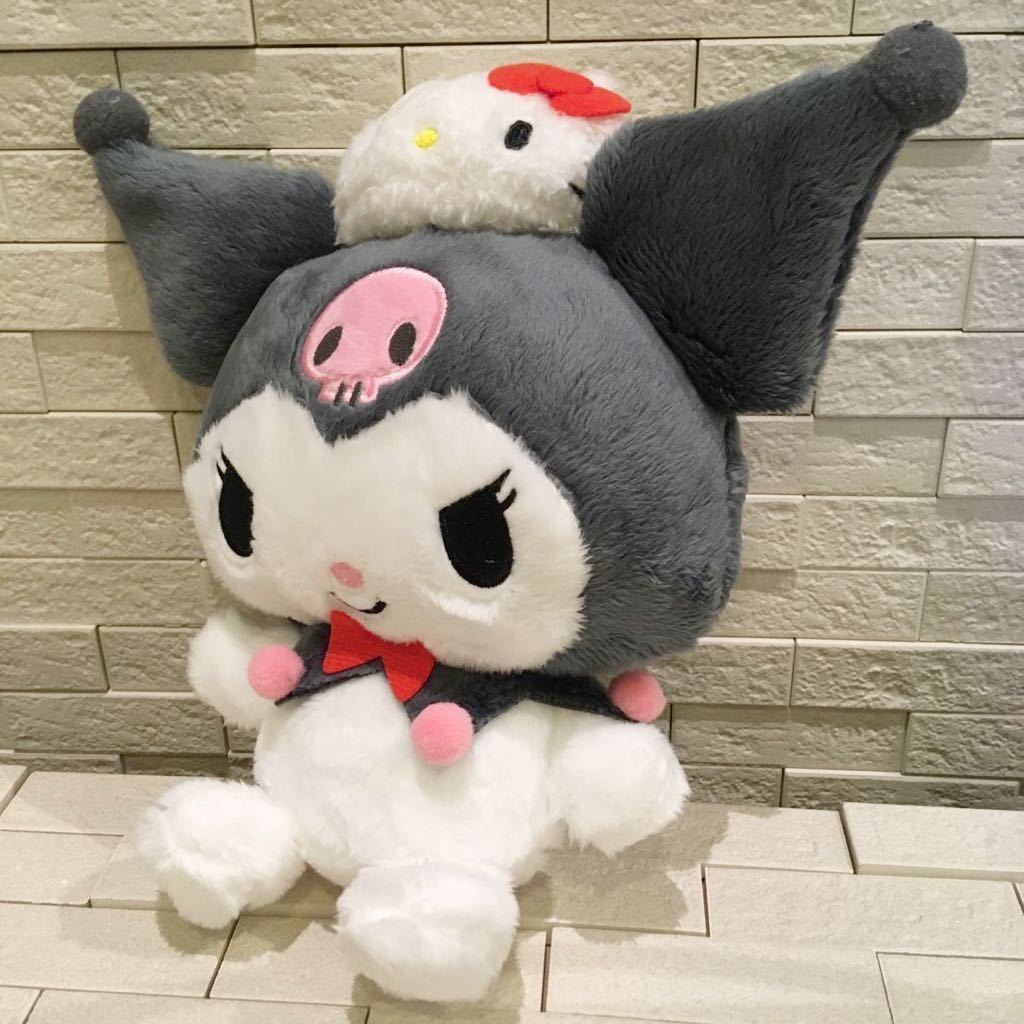 未使用　クロミ　ハローキティ KUROMI　HELLO KITTY 50thパーティータイム！　ぬいぐるみ約20㎝　Sanrio　②_画像3