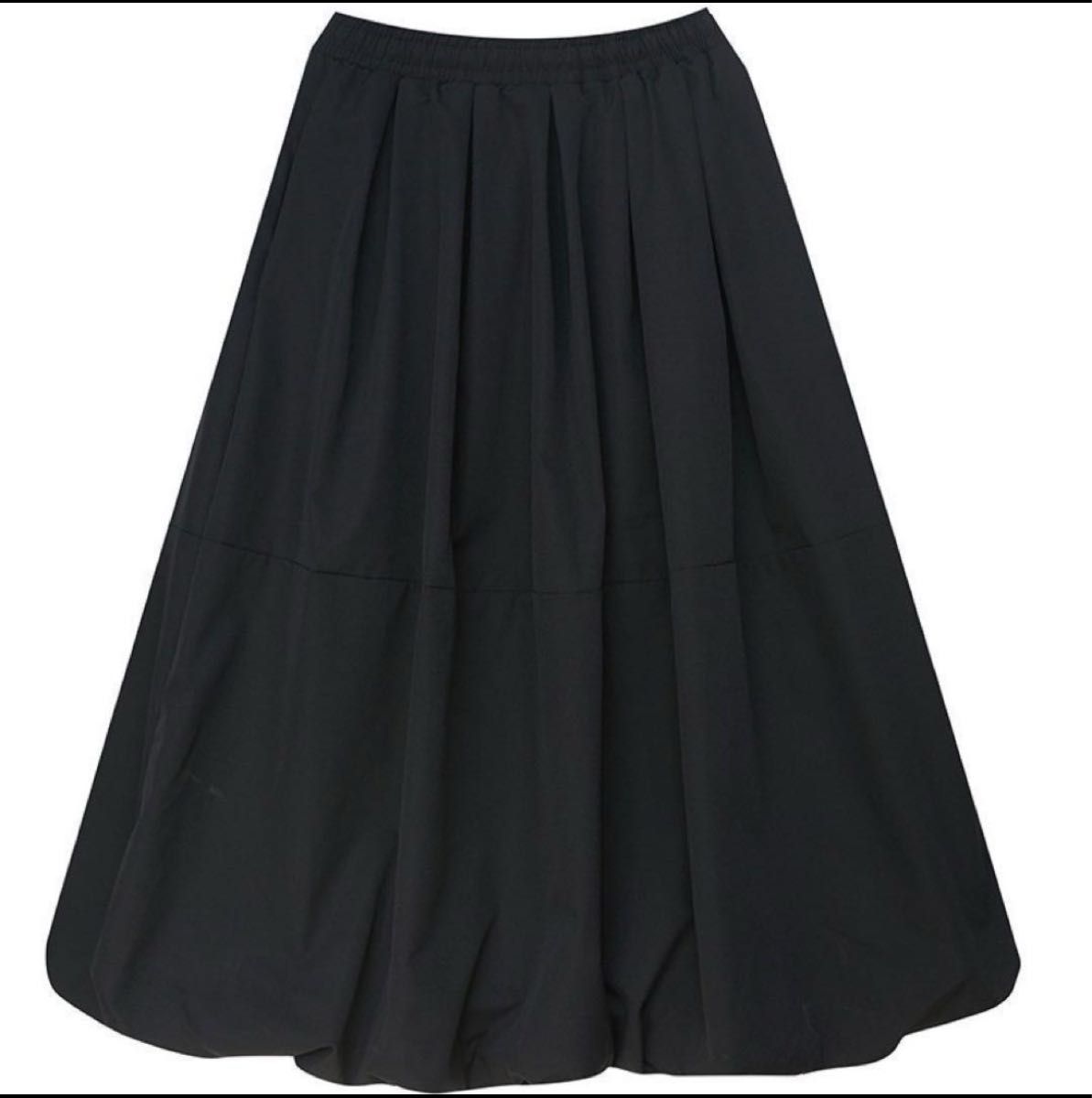 フォロー割　バルーンスカート　韓国　ロングスカート　サルエル　モード系　かわいい ブラック スカート