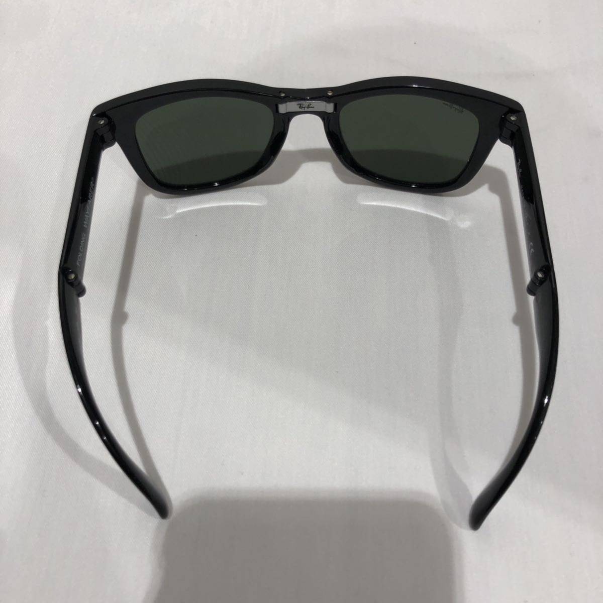 【Ray-Ban】レイバン WAYFARER ウェイファーラー FOLDING CLASSIC RB4105 601 サングラス ブラック グリーン セルフレーム 折畳式 ts202402_画像4