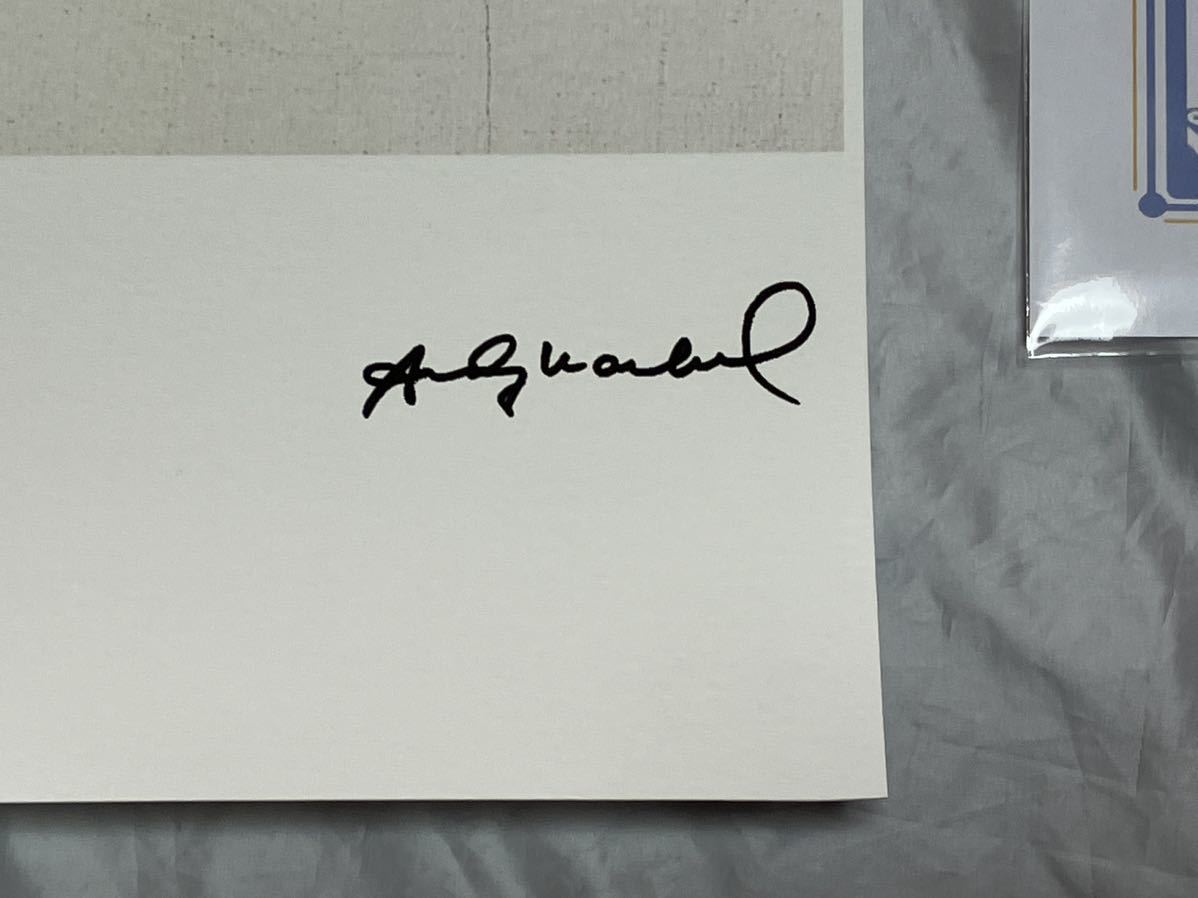 アンディウォーホル リトグラフ Andy Warhol 80/125【送料無料】_画像4