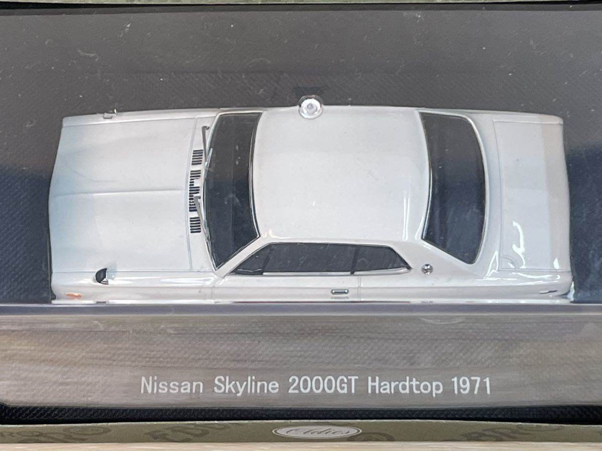 未使用　EBBRO エブロ　NISSAN SKYLINE 2000GT Hardtop 1971 ホワイト　43961 1/43 A31_画像4