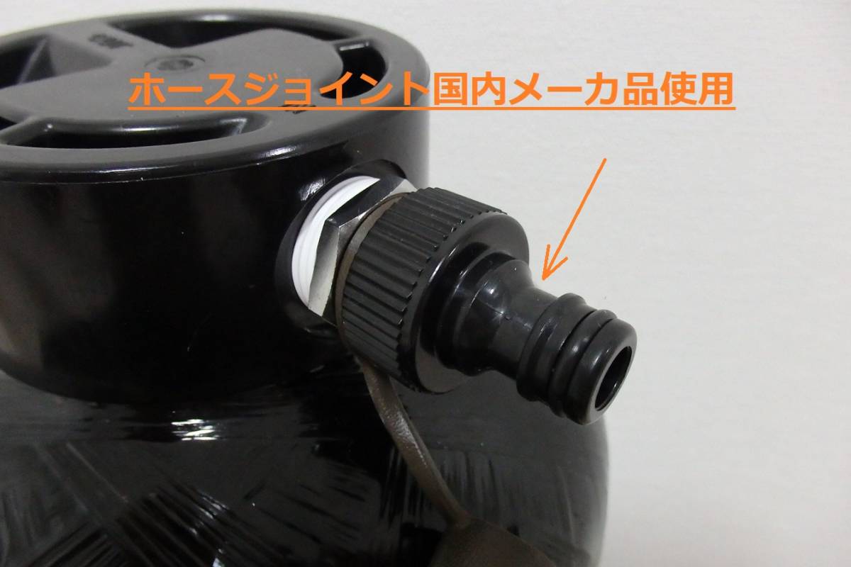 洗車用純水器　イオン交換樹脂10L充填済み　ブラックFRPタンク採用　TDSメータ付属　数量限定　★新品・送料無料★ 240224_画像4