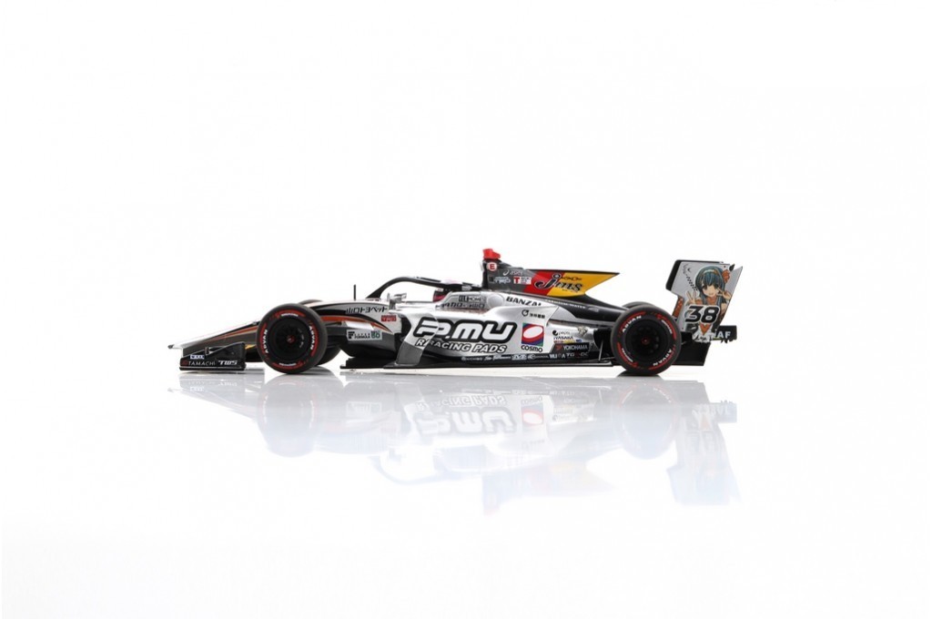 新品未展示品 1/43 Spark スパーク P.MU/CERUMO INGING TRD01F 2022年 Super Formula スーパー フォーミュラ#38 坪井 翔 SJ124 500台限定_画像4