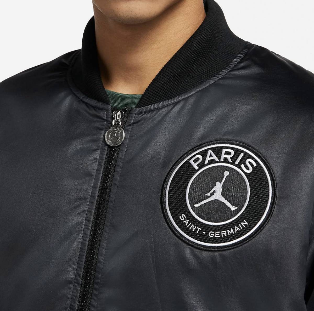 国内未発売モデル☆NIKE PSG x JORDAN ジャケット MA-1 XLサイズ タグ付新品 送込☆ナイキ パリサンジェルマン ジョーダン ブルゾン_画像3