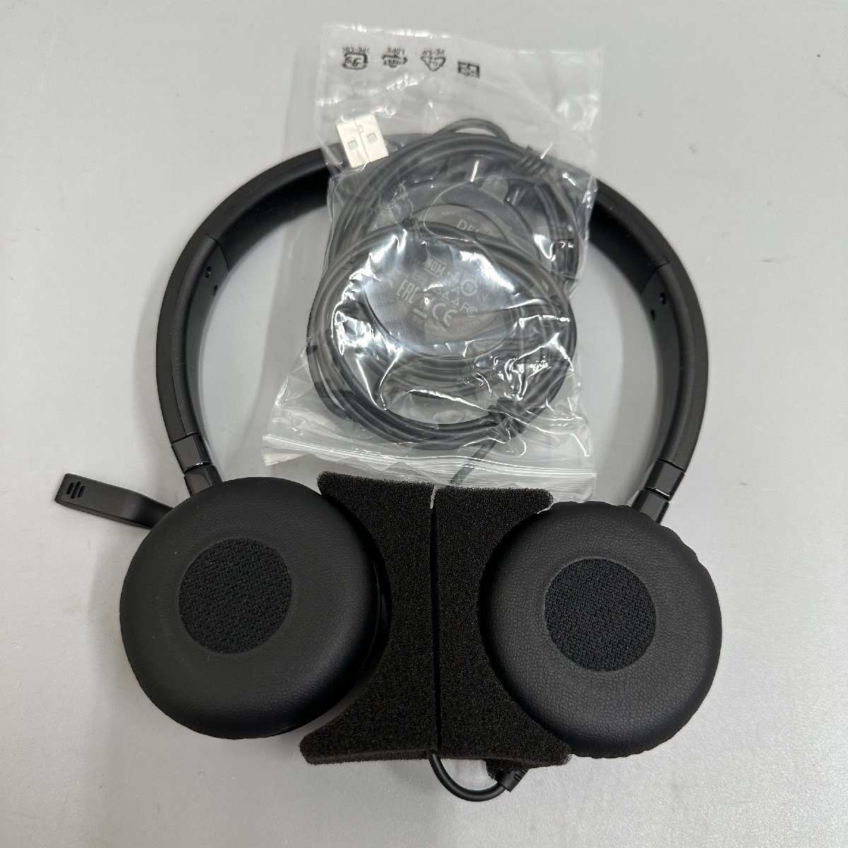 ●○[5] DELL Pro Stereo Headset UC350 ステレオ ヘッドセット ヘッドホン 新品未使用　6/020505s○●_画像3