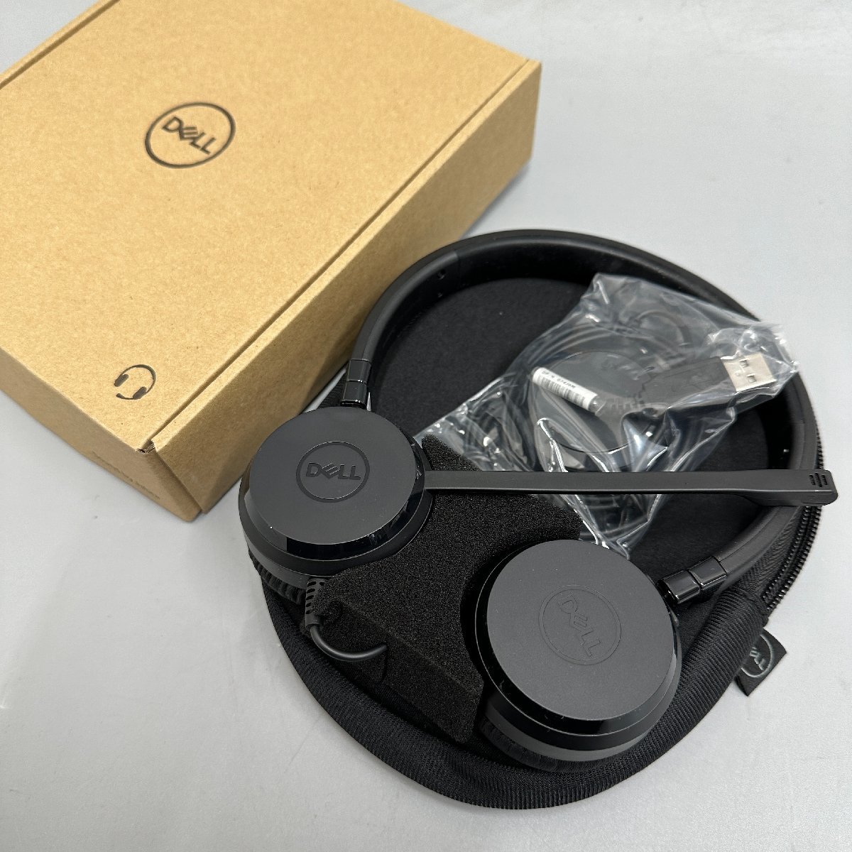 ●○[5] DELL Pro Stereo Headset UC350 ステレオ ヘッドセット ヘッドホン 新品未使用　6/020505s○●