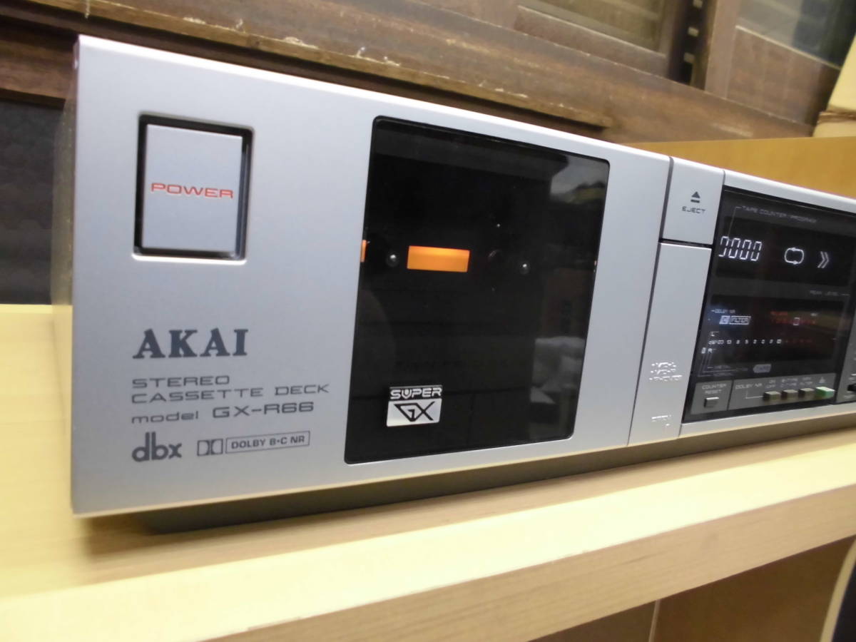 AKAI GX-R66 カセットデッキ アカイ dbx搭載 クイックリバース オーディオ機器_画像3
