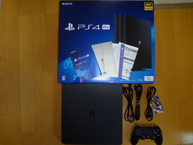 売れ筋商品 中古　PS4 PlayStation4 Pro ジェット・ブラック 1TB CUH-7200BB01 初期化済み PS4本体