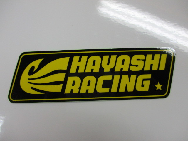 ［3909］HAYASHI RACING/ハヤシレーシング ステッカー 角型 (小)_画像1