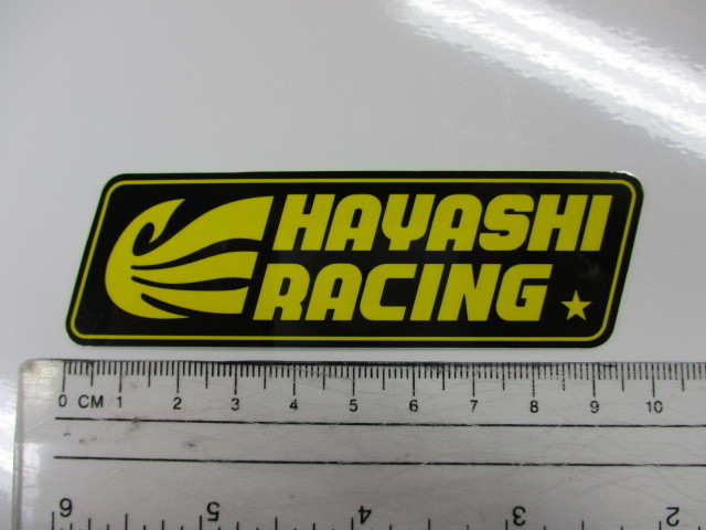 ［3909］HAYASHI RACING/ハヤシレーシング ステッカー 角型 (小)_画像4