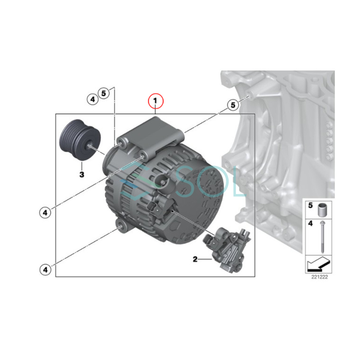 BMW MINI R55 R56 R57 R58 R59 R60 R61 オルタネーター ワン クーパー クーパーS JCW 12317604782 コア返却不要 出荷締切18時_画像7