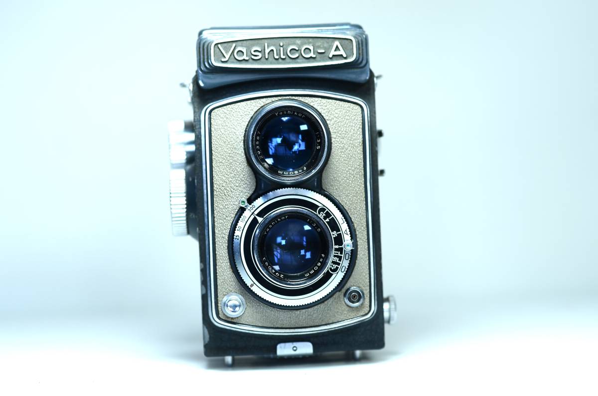 【訳アリ大特価】Yashica-A ヤシカ 二眼レフカメラ Yashikor 1:3.5 f=80mm #20240208_0001_画像1