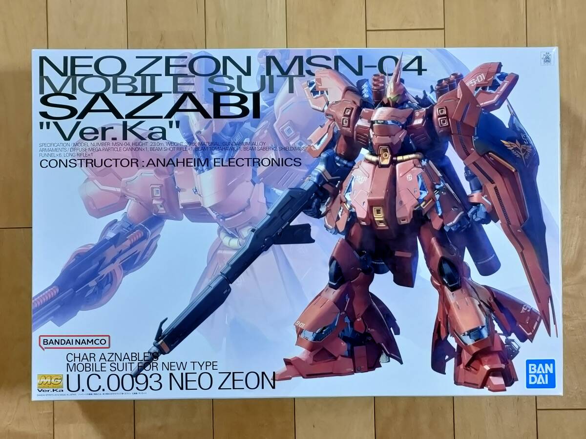 まとめ買い】 同梱可 新品 未組立 MG サザビー Ver.Ka MSN-04