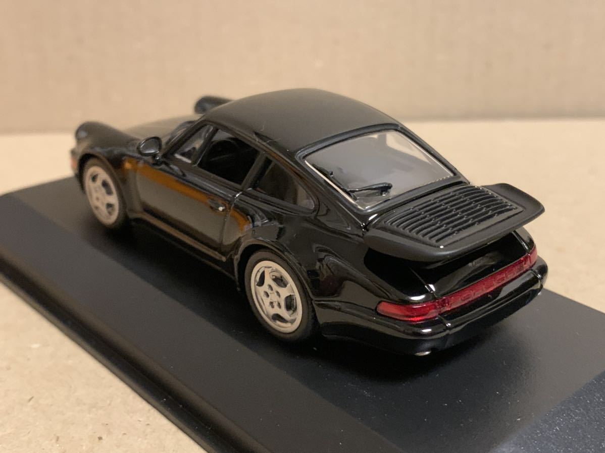 ミニチャンプス 1/43 1990 ポルシェ 964 ターボ ブラック 1/43 Minichamps PMA Maxichamps Porsche 964 Turbo_画像7