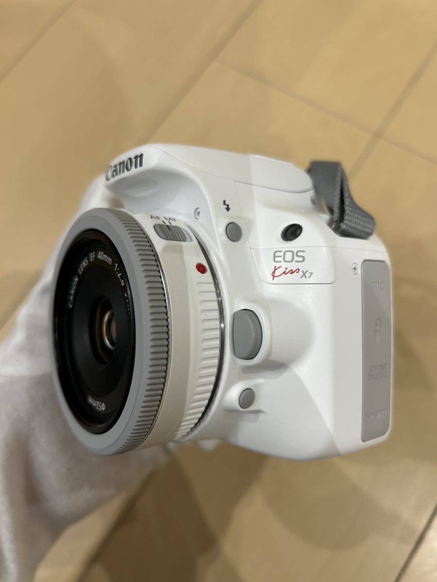 美品　Canon キヤノン EOS Kiss X7 ダブルレンズキット_画像5