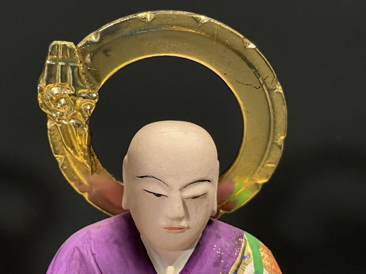 まごころ堂中古品浄土宗の仏像脇仏対木製本金箔彩色(D-1)5476 まごころ堂中古品浄土宗の仏像脇仏対木製本金箔彩色(D-1)5476
