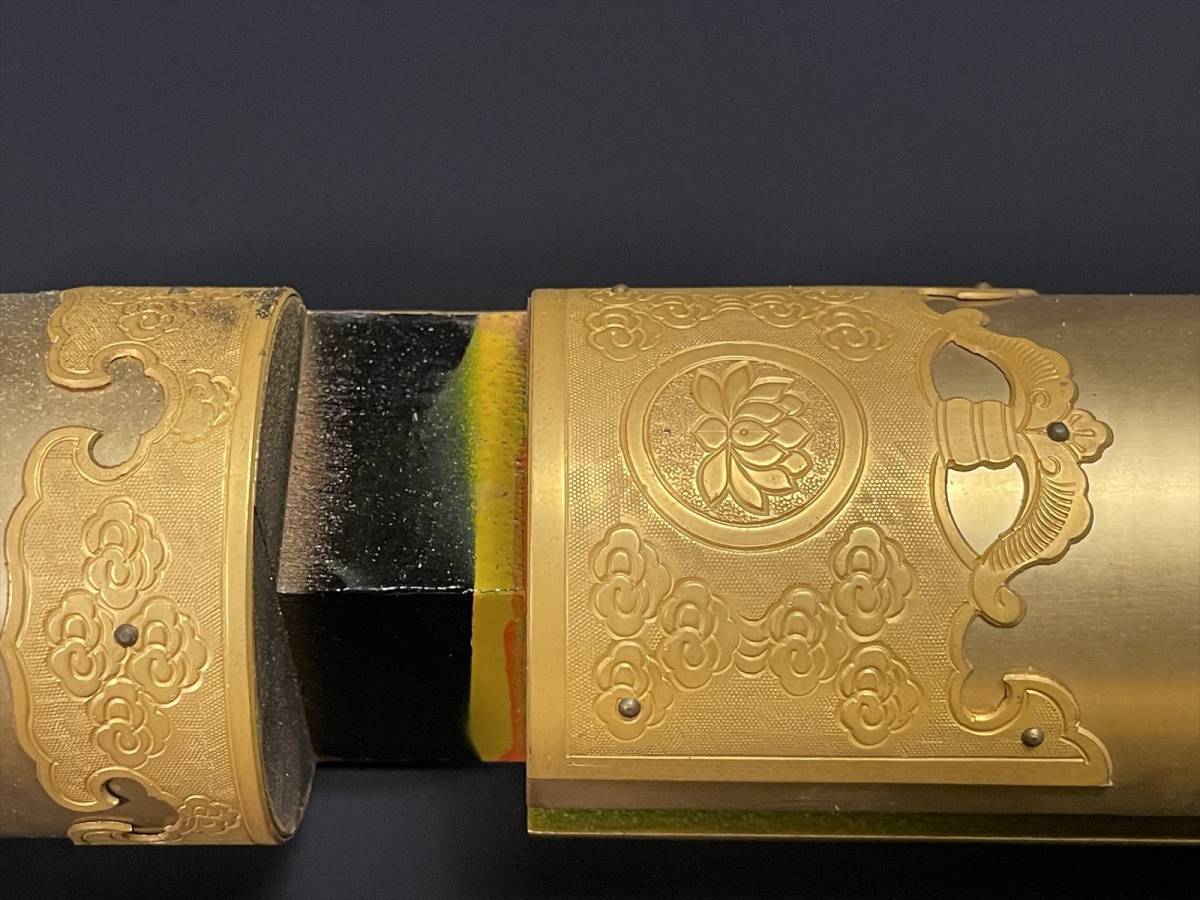 まごころ堂　中古品　最高級仏壇の部品　木製本金粉　消金金具付き（B-2）　5478　M_画像8